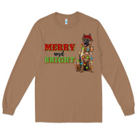Toasted Coconut merry and bright german shepherd Long Sleeve Tee - RanaPortraitStore