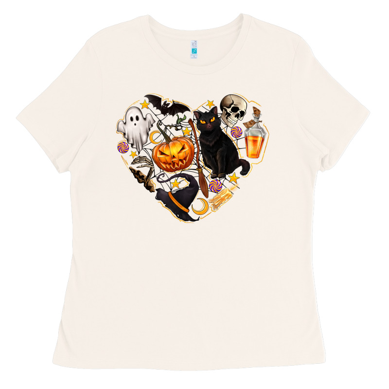 Halloween Heart Ladies Tee by texasbilliewilder | Teevron