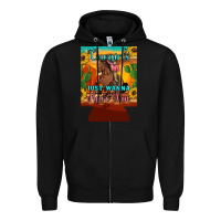 Black cowgirls just wanna have fun 12 oz can cooler (regular) Zipper Hoodie - Artiststas