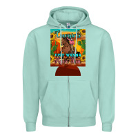 Seafoam cowgirls just wanna have fun 12 oz can cooler (regular) Zipper Hoodie - Artiststas