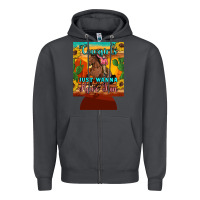 Smoke cowgirls just wanna have fun 12 oz can cooler (regular) Zipper Hoodie - Artiststas