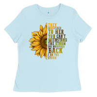 Baby Blue They Whispered To Her You Can't Withstand Ladies Tee - texasbilliewilder