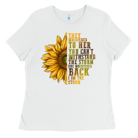 White They Whispered To Her You Can't Withstand Ladies Tee - texasbilliewilder