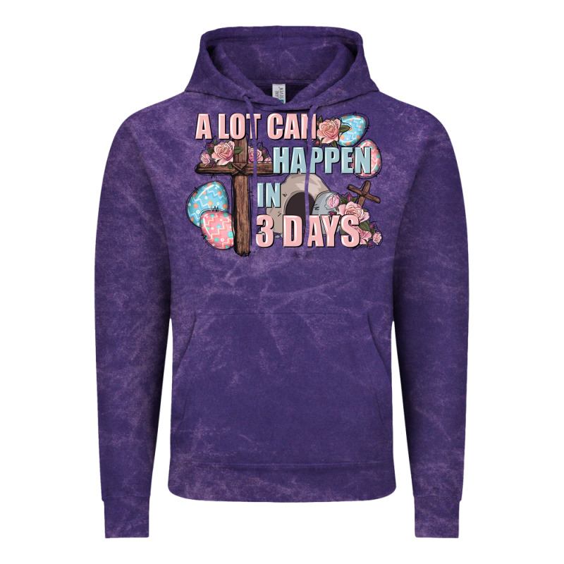 Easter Day A Lot Can Happen In 3 Days Vintage Hoodie by CowGirlArtShop | Teevron