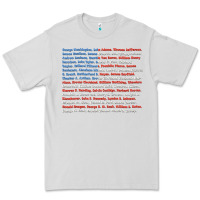 Dove Grey List of Presidents of the United States, Gift Premium Tee - longCreatives