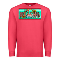 Cardinal flamingo mom license plate Premium Sweatshirt - BarkalooDesign