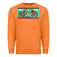 Carrot flamingo mom license plate Premium Sweatshirt - BarkalooDesign
