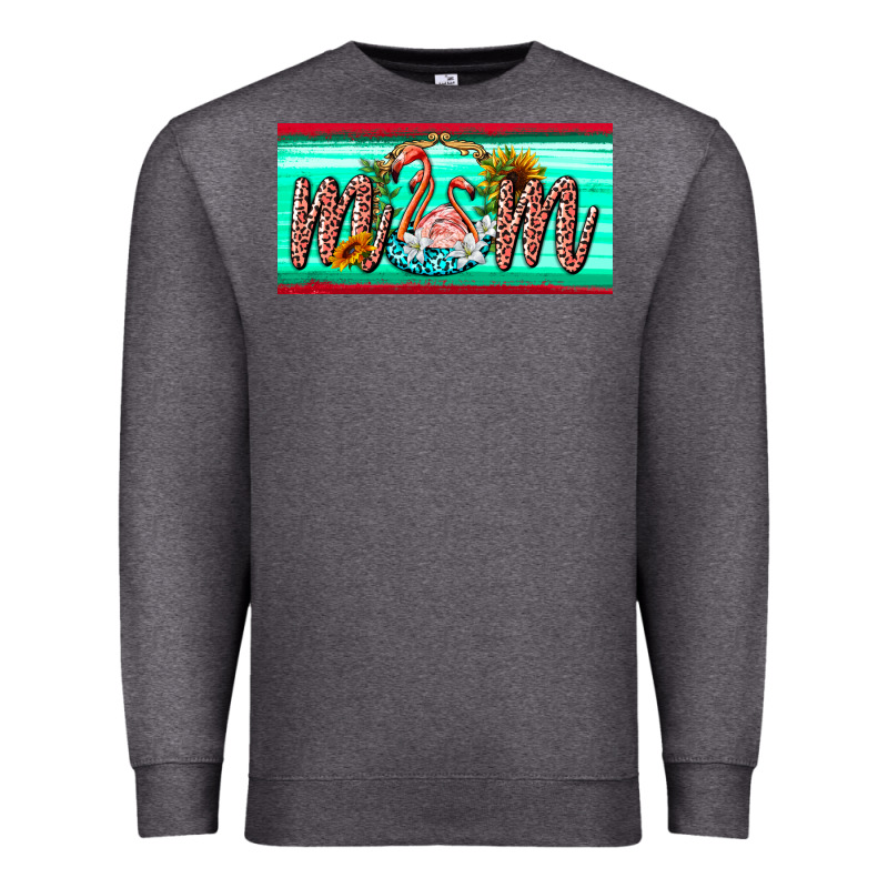 Flamingo Mom License Plate Premium Sweatshirt by BarkalooDesign | Teevron