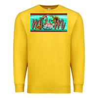 Lemon flamingo mom license plate Premium Sweatshirt - BarkalooDesign