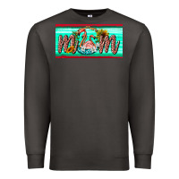Smoke flamingo mom license plate Premium Sweatshirt - BarkalooDesign