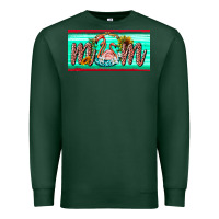 Sports Green flamingo mom license plate Premium Sweatshirt - BarkalooDesign