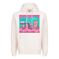 Pale Pink pink christmas coffee Premium Hoodie - Jasminsmagicworld