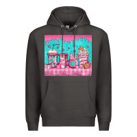 Smoke pink christmas coffee Premium Hoodie - Jasminsmagicworld