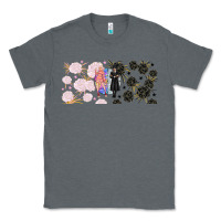 Charcoal Heather gothic girl and colorful girl best friends with Classic Tee - TumblerDesignByShophia