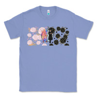 Colony Blue gothic girl and colorful girl best friends with Classic Tee - TumblerDesignByShophia