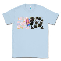 Dusty Blue gothic girl and colorful girl best friends with Classic Tee - TumblerDesignByShophia