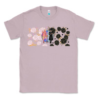 Lilac gothic girl and colorful girl best friends with Classic Tee - TumblerDesignByShophia