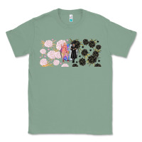 Sage gothic girl and colorful girl best friends with Classic Tee - TumblerDesignByShophia