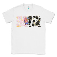White gothic girl and colorful girl best friends with Classic Tee - TumblerDesignByShophia
