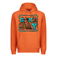 Carrot Game day American Football leopard frame Premium Hoodie - LillyAllenDesigns