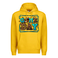 Lemon Game day American Football leopard frame Premium Hoodie - LillyAllenDesigns