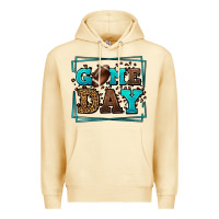 Pina Colada Game day American Football leopard frame Premium Hoodie - LillyAllenDesigns