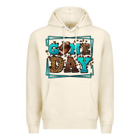 Tofu Game day American Football leopard frame Premium Hoodie - LillyAllenDesigns