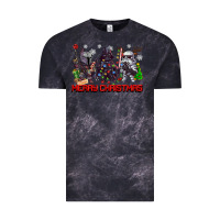 Cloud Black merry christmas gnomies Vintage Tee - CowGirlArtShop