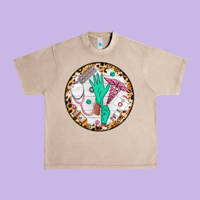 Nurse Coaster Urban Heavy Tee Designed By Cowgirlartshop