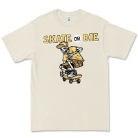 Bone skate or die funny skeleton skating skater halloween costume Premium Tee - longCreatives