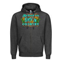 Charcoal Heather raised 90's country cactus sunflower's Zipper Hoodie - Artiststas