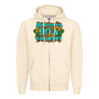 Sandshell raised 90's country cactus sunflower's Zipper Hoodie - Artiststas