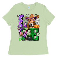 Matcha love cow halloween tbw Ladies Tee - texasbilliewilder
