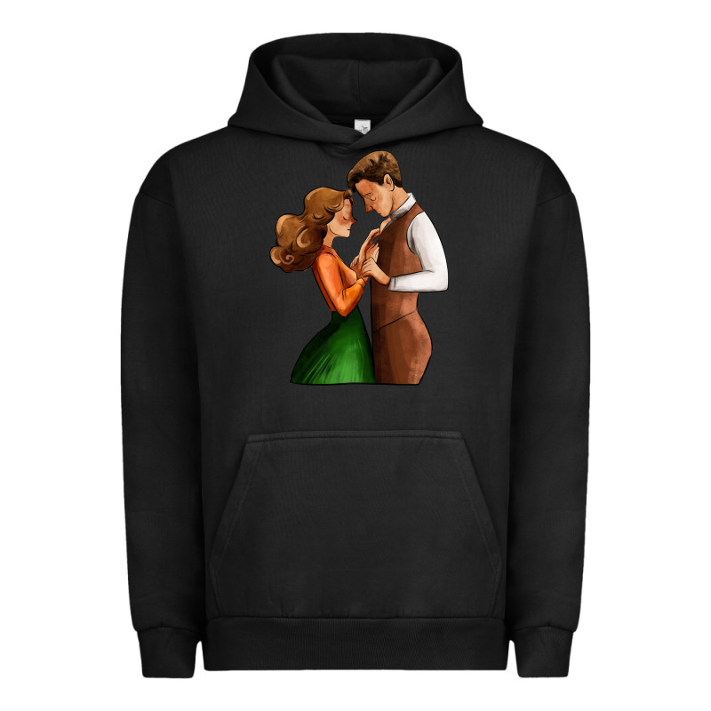 Valentines Day Couple Urban Hoodie by AdoDesignShop | Teevron