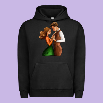Valentines Day Couple Urban Hoodie Designed By Adodesignshop