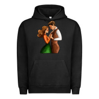 Pigment Black valentines day couple Urban Hoodie - AdoDesignShop