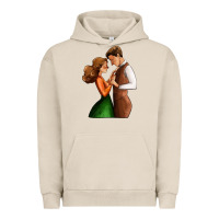 Pigment French Oak valentines day couple Urban Hoodie - AdoDesignShop