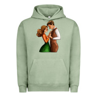 Pigment Oil Green valentines day couple Urban Hoodie - AdoDesignShop