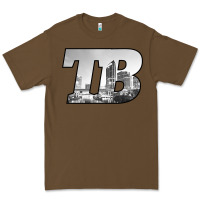 Cacao TB Tampa Bay City Skyline of Tampa Bay, Florida Premium Tee - longCreatives