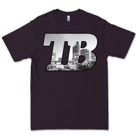 Plum TB Tampa Bay City Skyline of Tampa Bay, Florida Premium Tee - longCreatives
