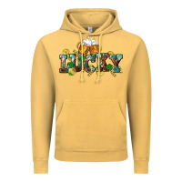 Vintage Mustard Lucky beers St. Patrick's Day Vintage Hoodie - CowGirlArtShop