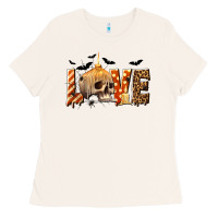 Bone Halloween Love Ladies Tee - texasbilliewilder
