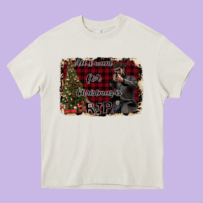 All I Want For Christmas Is Rip Heavy Core Tee Designed By Bettercallsaul
