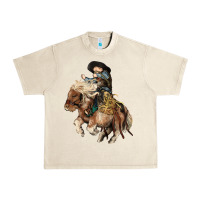 Sandshell Midilli little Cowboy kid rodeo Urban Heavy Tee - HowdyJamesFarm