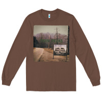 Chestnut Twin Peaks City Limits Welcome Sign Vintage Long Sleeve Tee - longCreatives