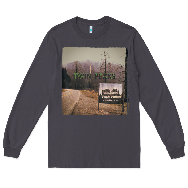 Twin Peaks City Limits Welcome Sign Vintage Long Sleeve Tee by longCreatives | Teevron