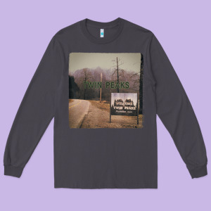 Twin Peaks City Limits Welcome Sign Vintage Long Sleeve Tee Designed By Longcreatives