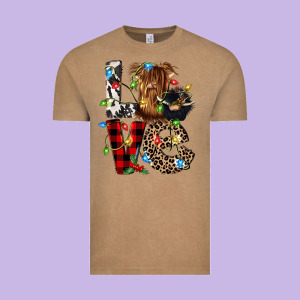 Love Cow Gnomies Vintage Tee Designed By Cowgirlartshop