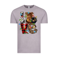 Vintage Zinc love cow gnomies Vintage Tee - CowGirlArtShop