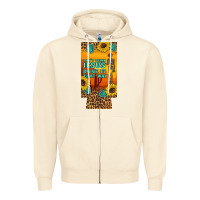 Sandshell don't jesus done it that way western skeleton  12 oz can cooler  (slim Zipper Hoodie - Artiststas